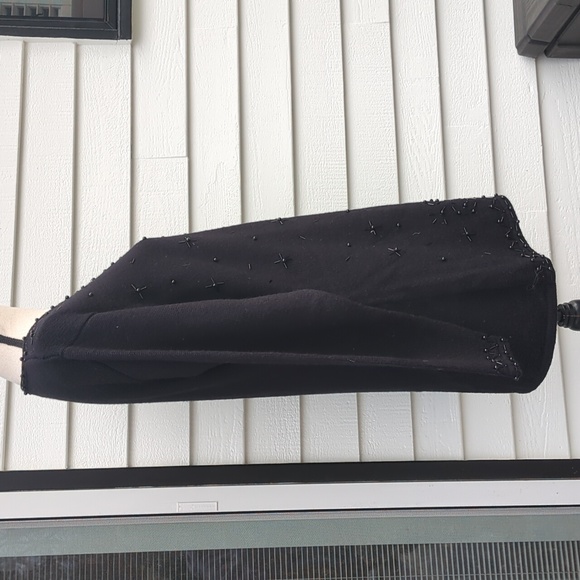 Vintage Nipon Studio Beaded Long 1/2 button Cardigan Sweater - Picture 4 of 14